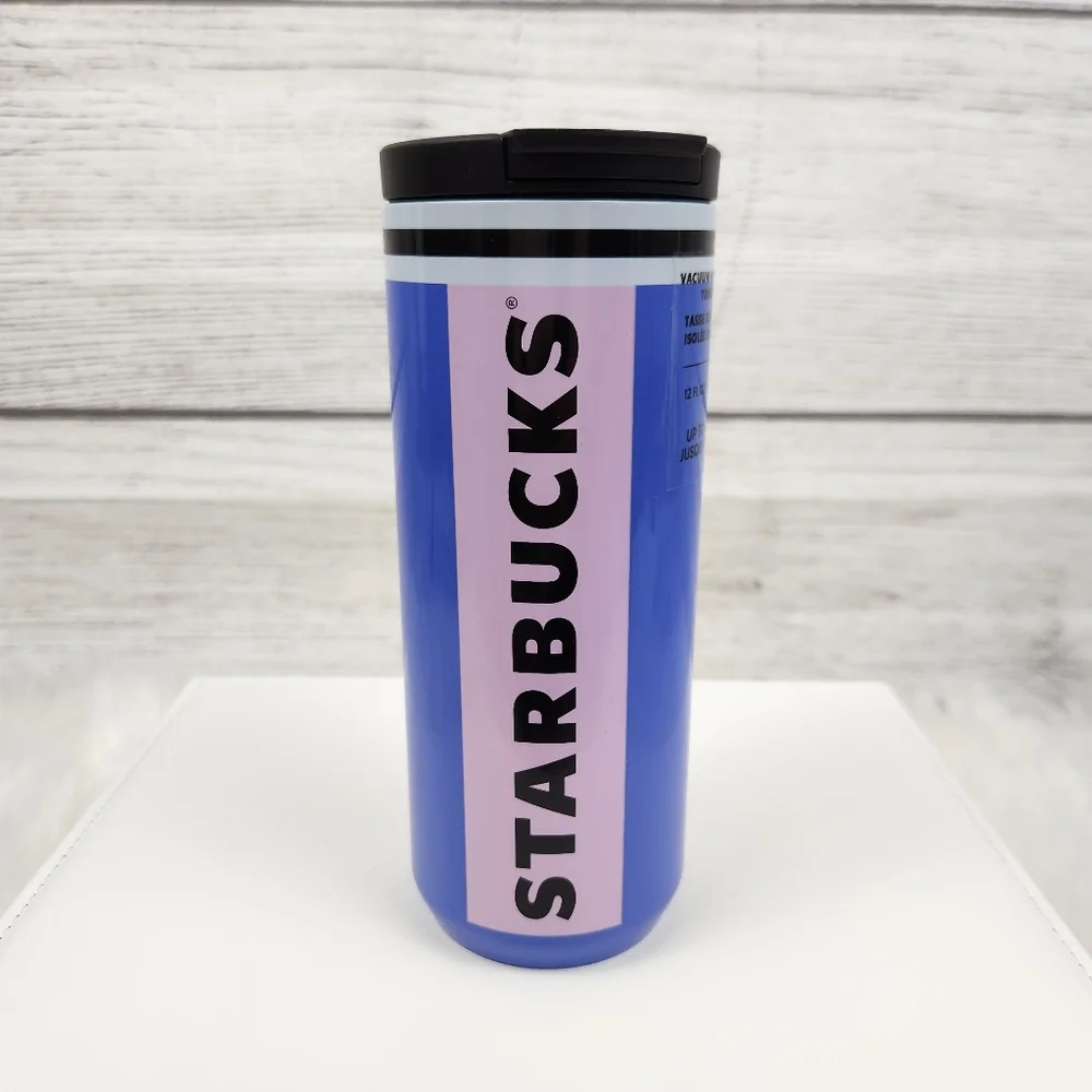 Starbucks Target Exclusive Pink and Blue Vacuum Insulated Tumbler 12 oz